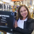 Ganhadora da Cafeteira Nespresso - Rosa Maria da S. Rocha - Loja Campos do Jordo